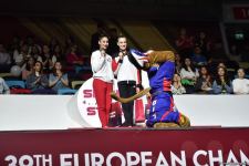 European Championship in Baku: awarding ceremony for winners in individual program (PHOTO)