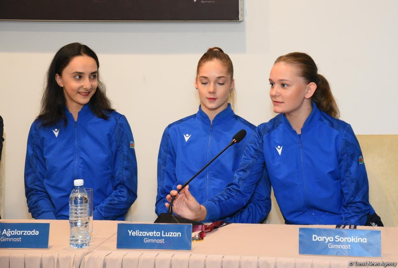 Мы наслаждаемся победой на чемпионатe Европы – азербайджанские гимнастки и их наставники (ФОТО)