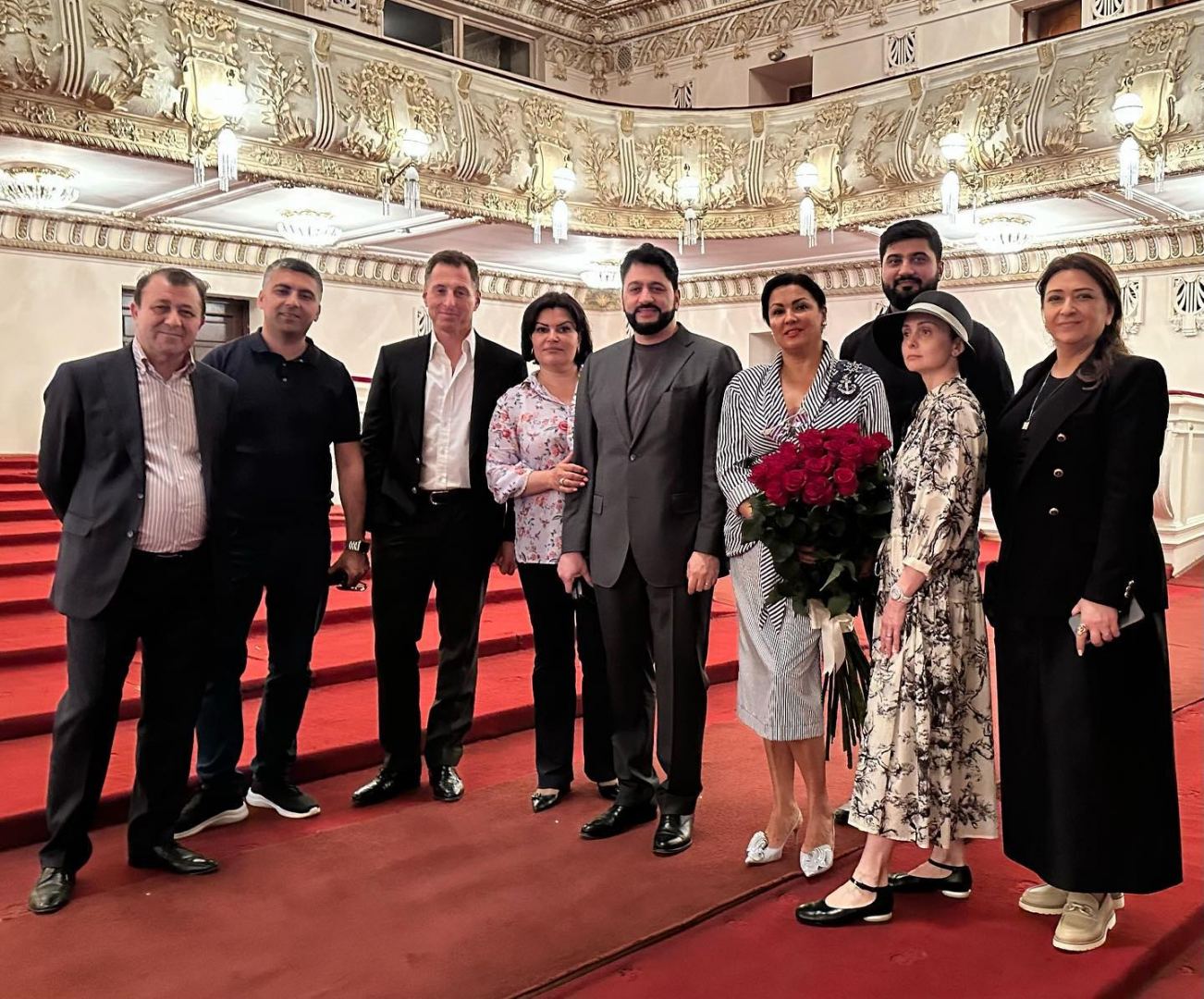 Анна Нетребко посетила азербайджанский театр