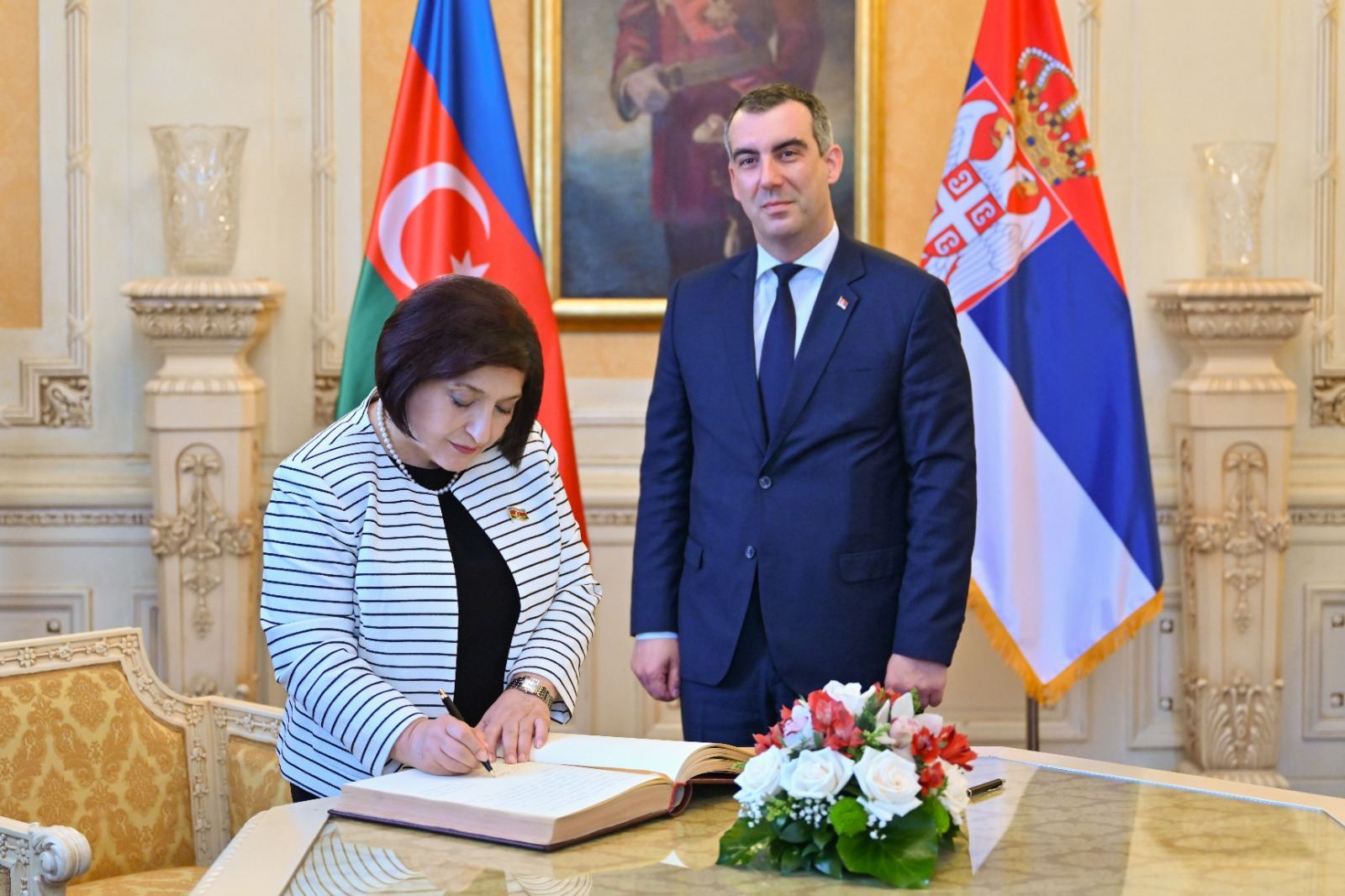 Azerbaijani Parliament Chair meets Chairman of Serbian National Assembly