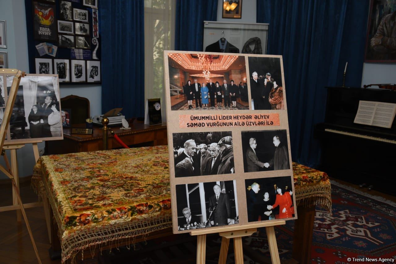 В Доме-музее Самеда Вургуна прошел вечер, посвященный 100-летию со дня рождения великого лидера Гейдара Алиева (ФОТО)