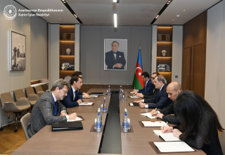 Azerbaijani FM meets with NATO special representative (PHOTO)