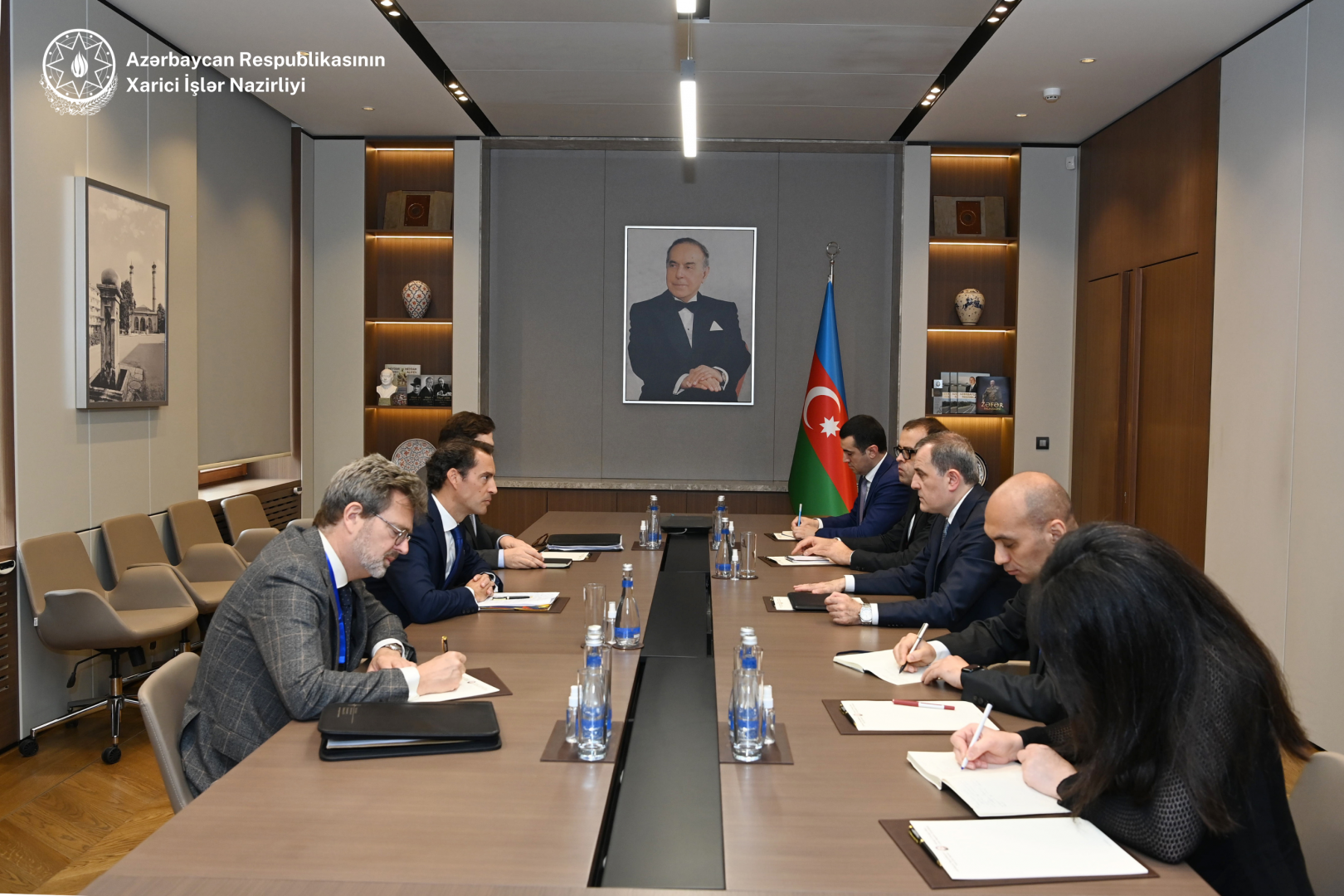 Azerbaijani FM meets with NATO special representative (PHOTO)