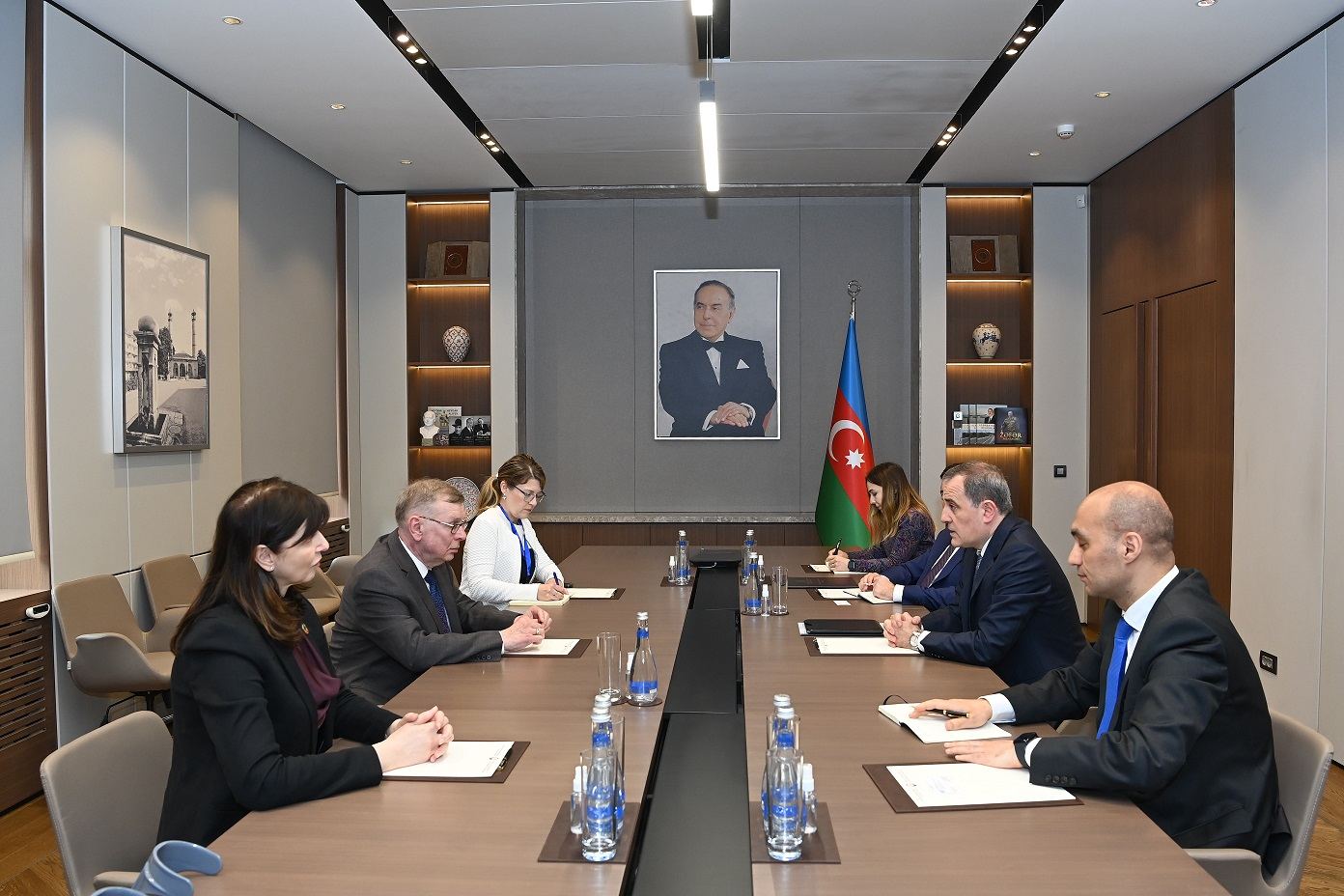Ceyhun Bayramov BMT Baş katibinin köməkçisi ilə görüşüb (FOTO)
