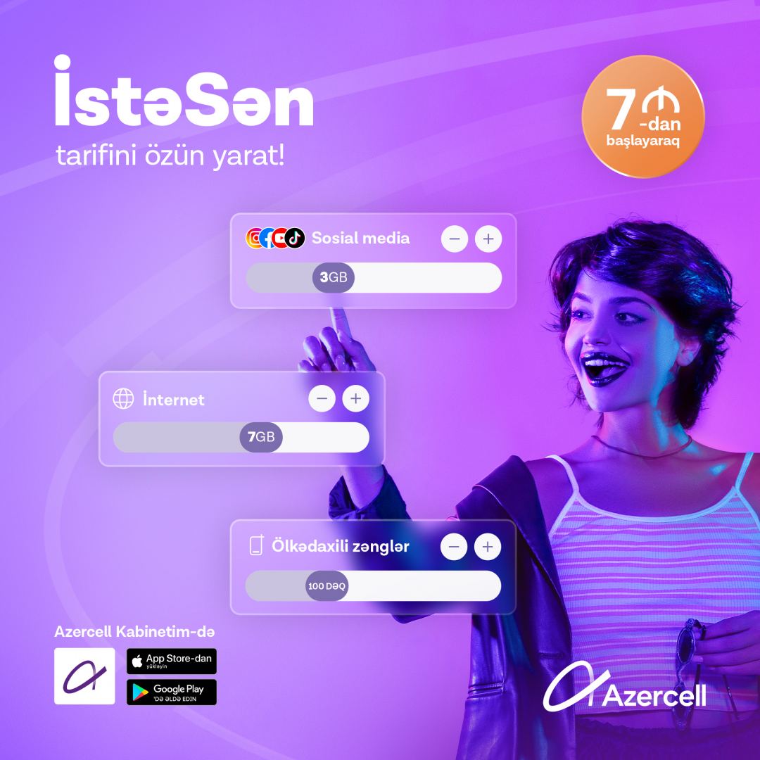 “İstəSən” tariff renewed!