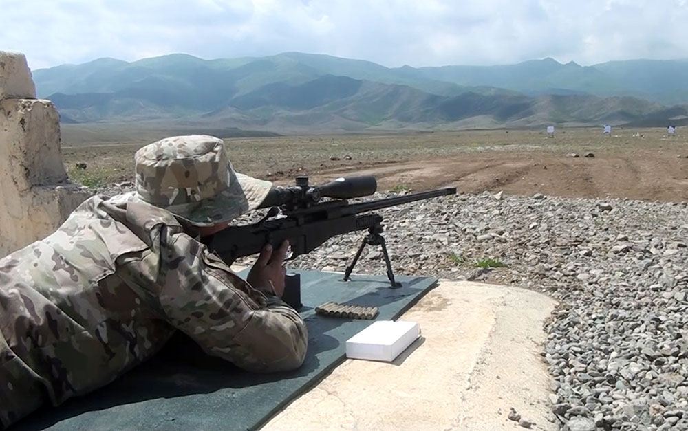 Azerbaijani Army improves professionalism of snipers (VIDEO)