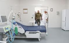 Prezident İlham Əliyev Kəlbəcərdə Hərbi hospitalın açılışında iştirak edib (YENİLƏNİB) (FOTO/VİDEO)