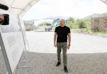 President Ilham Aliyev attends groundbreaking ceremony for residential quarter in Kalbajar (PHOTO/VIDEO)