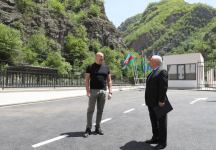 Президент Ильхам Алиев принял участие в церемонии открытия ГЭС “Гамышлы” в Кяльбаджаре (ФОТО/ВИДЕО)