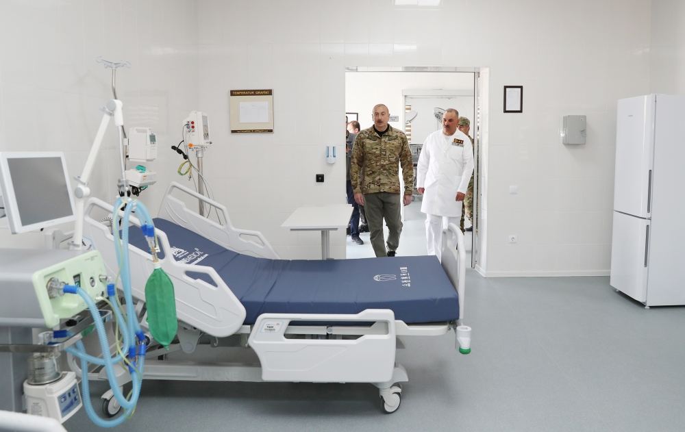 President Ilham Aliyev attends inauguration of military hospital in Kalbajar district (PHOTO/VIDEO)