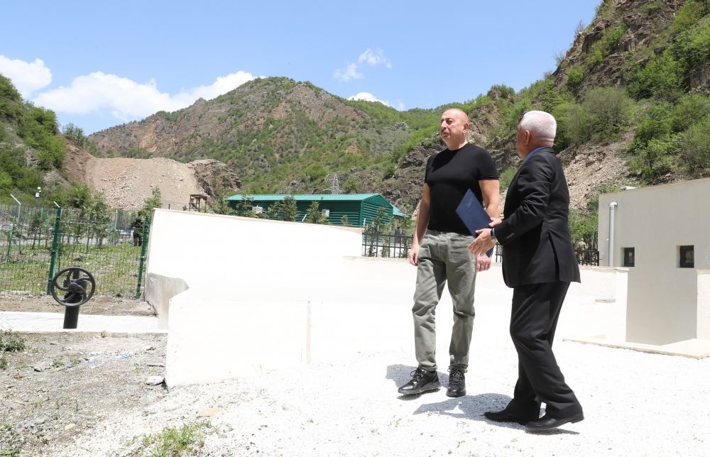 Президент Ильхам Алиев открыл малую гидроэлектростанцию «Мейдан» в Кяльбаджарском районе (ФОТО/ВИДЕО)