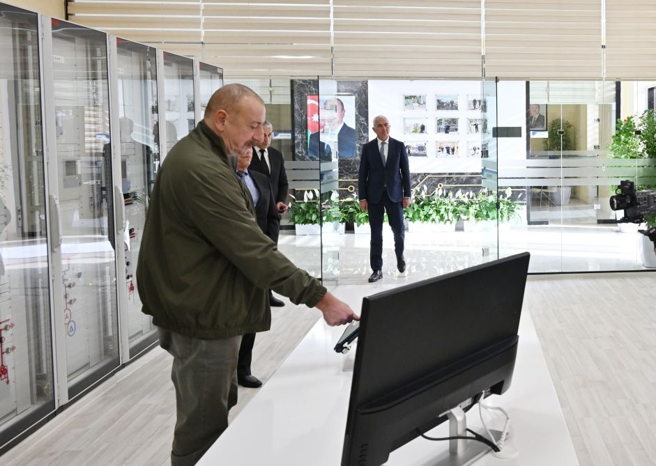 President Ilham Aliyev inaugurates “Lachin” city substation (PHOTO/VIDEO)