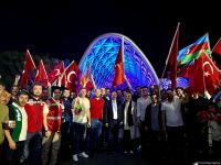 В Азербайджане отмечается победа  Реджепа Тайипа Эрдогана на президентских выборах в Турции (ФОТО/ВИДЕО)
