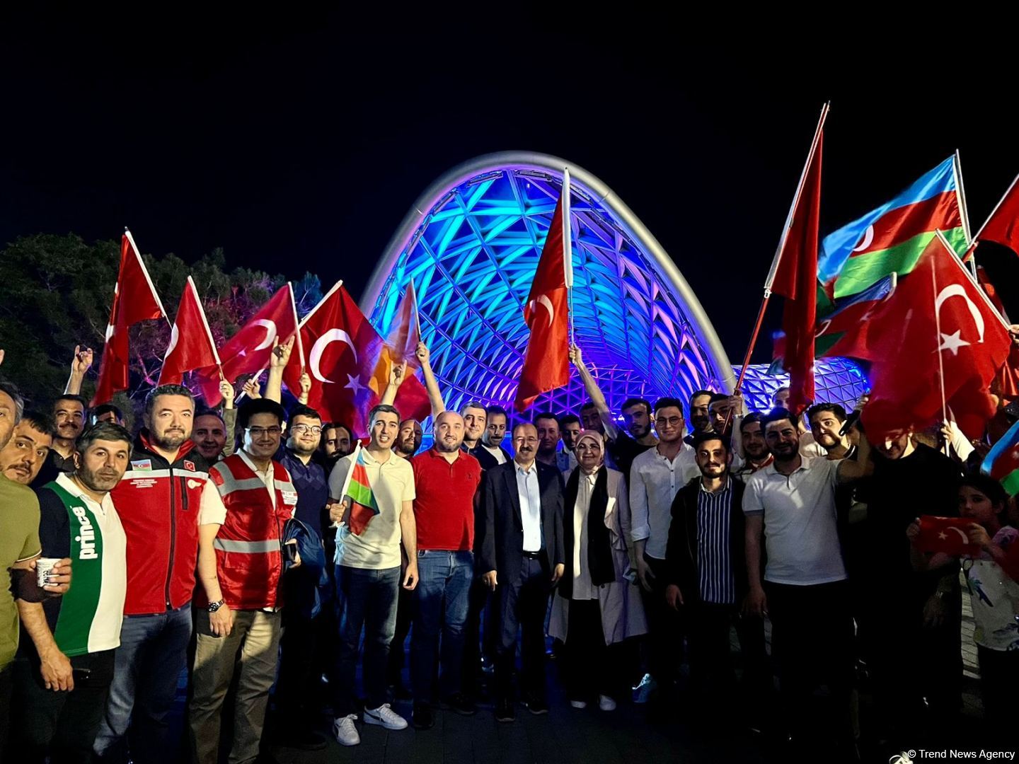 Azerbaijan celebrates victory of Recep Tayyip Erdogan in Turkish presidential elections (PHOTO/VIDEO)