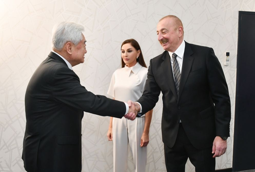 Президент Ильхам Алиев и Первая леди Мехрибан Алиева приняли участие в церемонии открытия 26-го чемпионата мира по таэквондо в Баку (ФОТО/ВИДЕО)