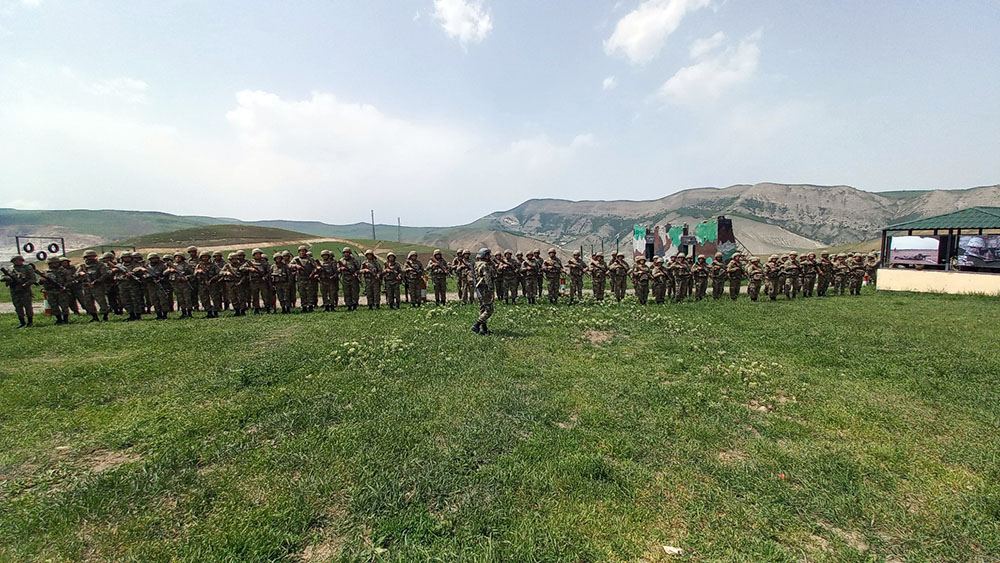 Azerbaijan conducts military training of reservists (PHOTO)