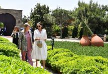 Первая леди Мехрибан Алиева и Первая леди Израиля Михаль Герцог посетили Археолого-этнографический музейный комплекс "Гала" (ФОТО/ВИДЕО)