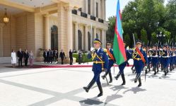 Official welcome ceremony held for President Isaac Herzog in Baku (PHOTO)