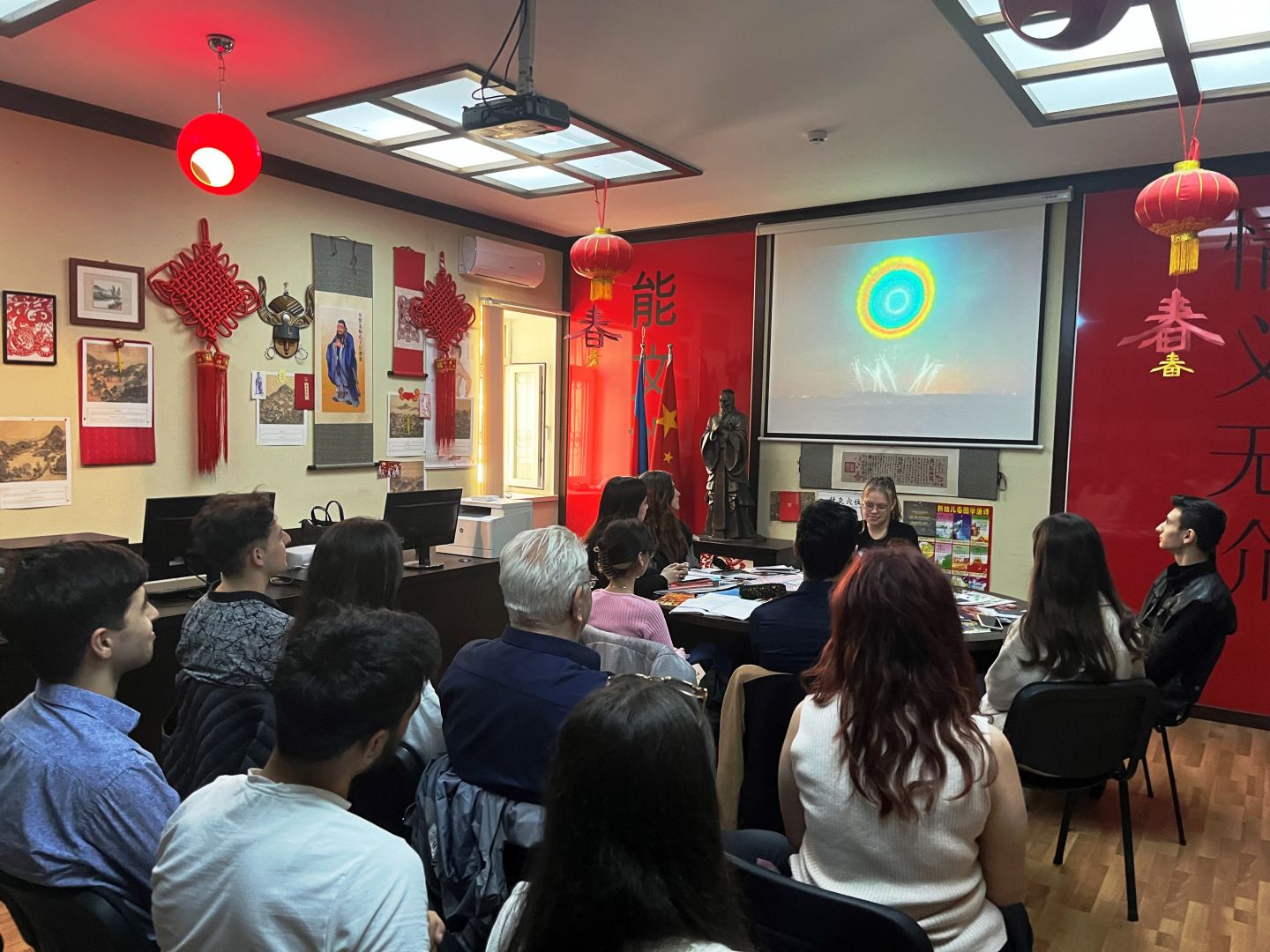 ADU-da “Çin atəşfəşanlıq sənəti” adlı seminar keçirilib
