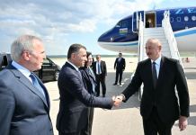 Prezident İlham Əliyev Moldovaya səfərə gəlib (FOTO/VİDEO)