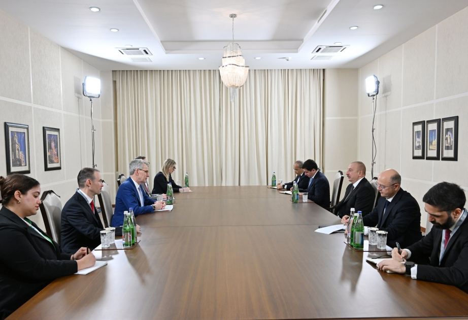 Президент Ильхам Алиев принял помощника госсекретаря США по энергетическим ресурсам (ВИДЕО)