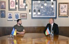 Kişineuda Prezident İlham Əliyevin Prezident Volodimir Zelenski ilə görüşü olub (FOTO/VİDEO) (YENİLƏNİB)