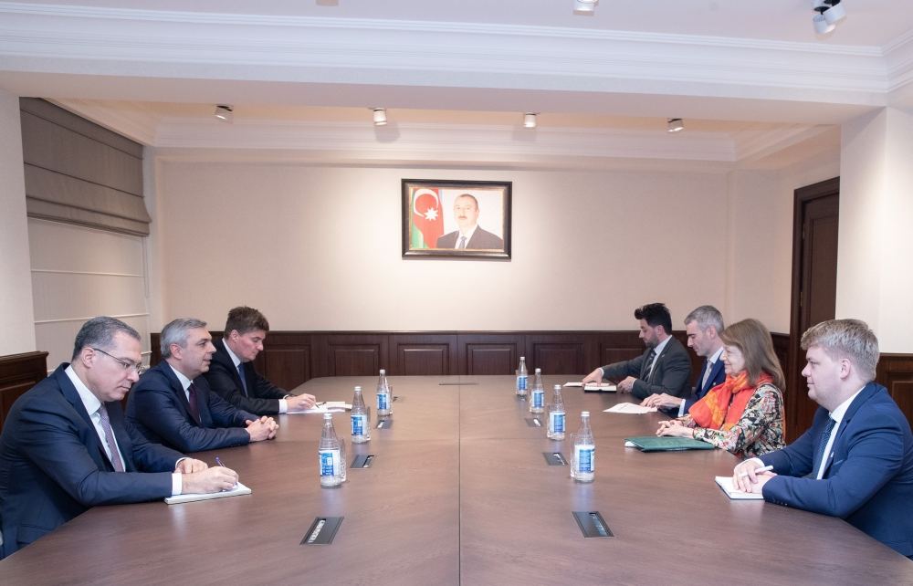 Самир Нуриев встретился с торговым посланником премьера Великобритании по Азербайджану (ФОТО)