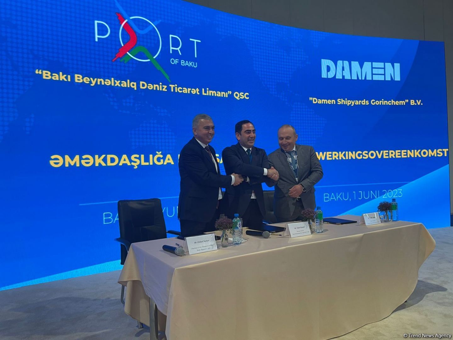 Azerbaijan strikes deal to have Damen Shipyards Group ships to be built in Baku (PHOTO)