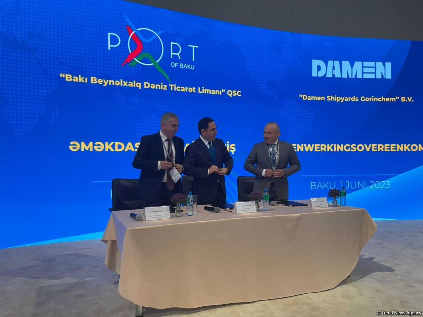 Azerbaijan strikes deal to have Damen Shipyards Group ships to be built in Baku (PHOTO)