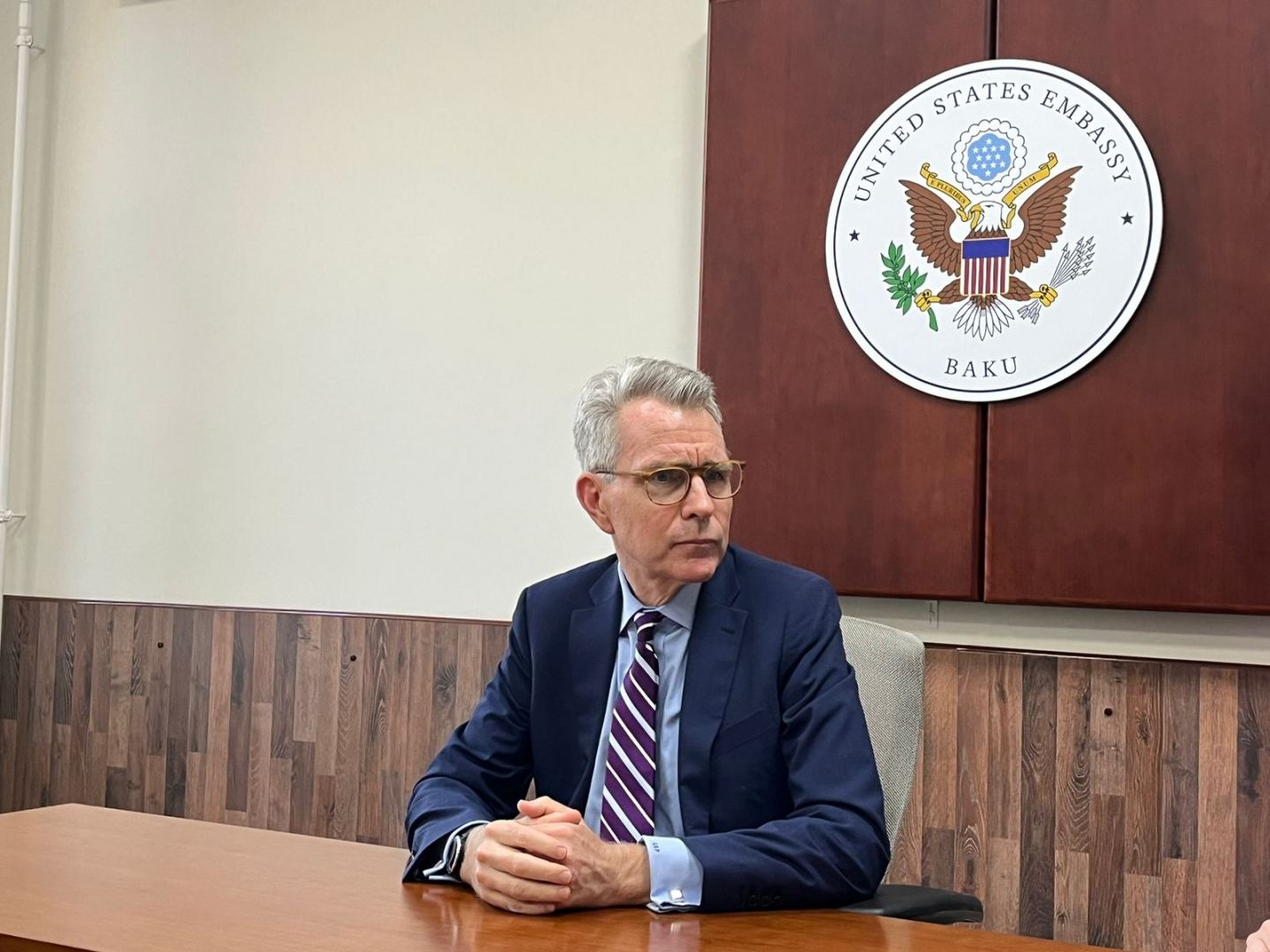 Azerbaijan is obvious gateway for the countries of Central Asia -  Geoffrey Pyatt