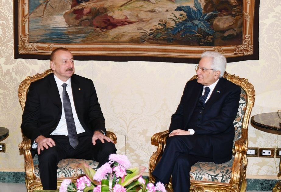 Президент Ильхам Алиев: Мы придаем особое значение расширению связей с Италией