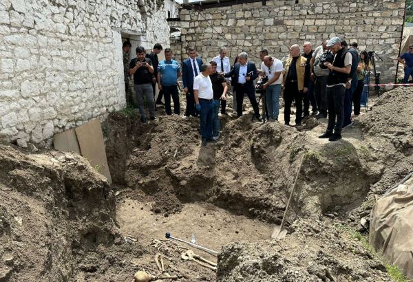 Azerbaijan continues research regarding several mass graves discovered in Shusha