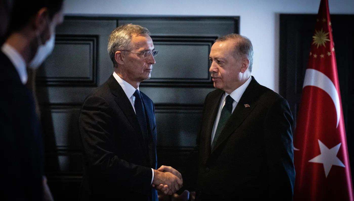 President Erdogan meets NATO SecGen in Istanbul