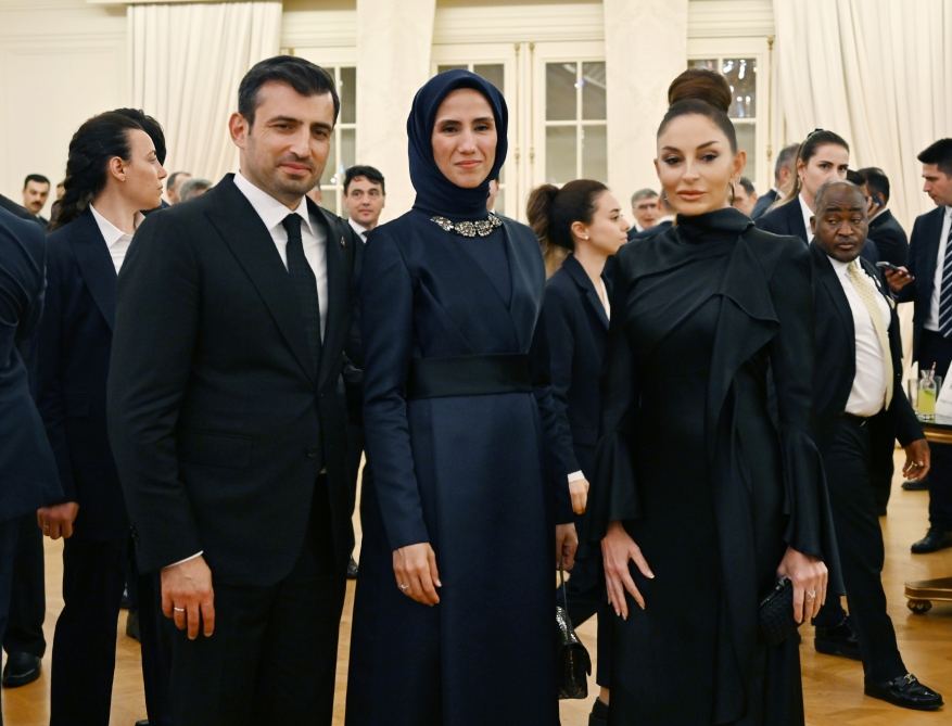 President Ilham Aliyev, First Lady Mehriban Aliyeva attend dinner hosted on behalf of Recep Tayyip Erdogan in Ankara (PHOTO)
