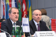 Azerbaijani FM speaks at special meeting of OSCE Permanent Council (PHOTO)