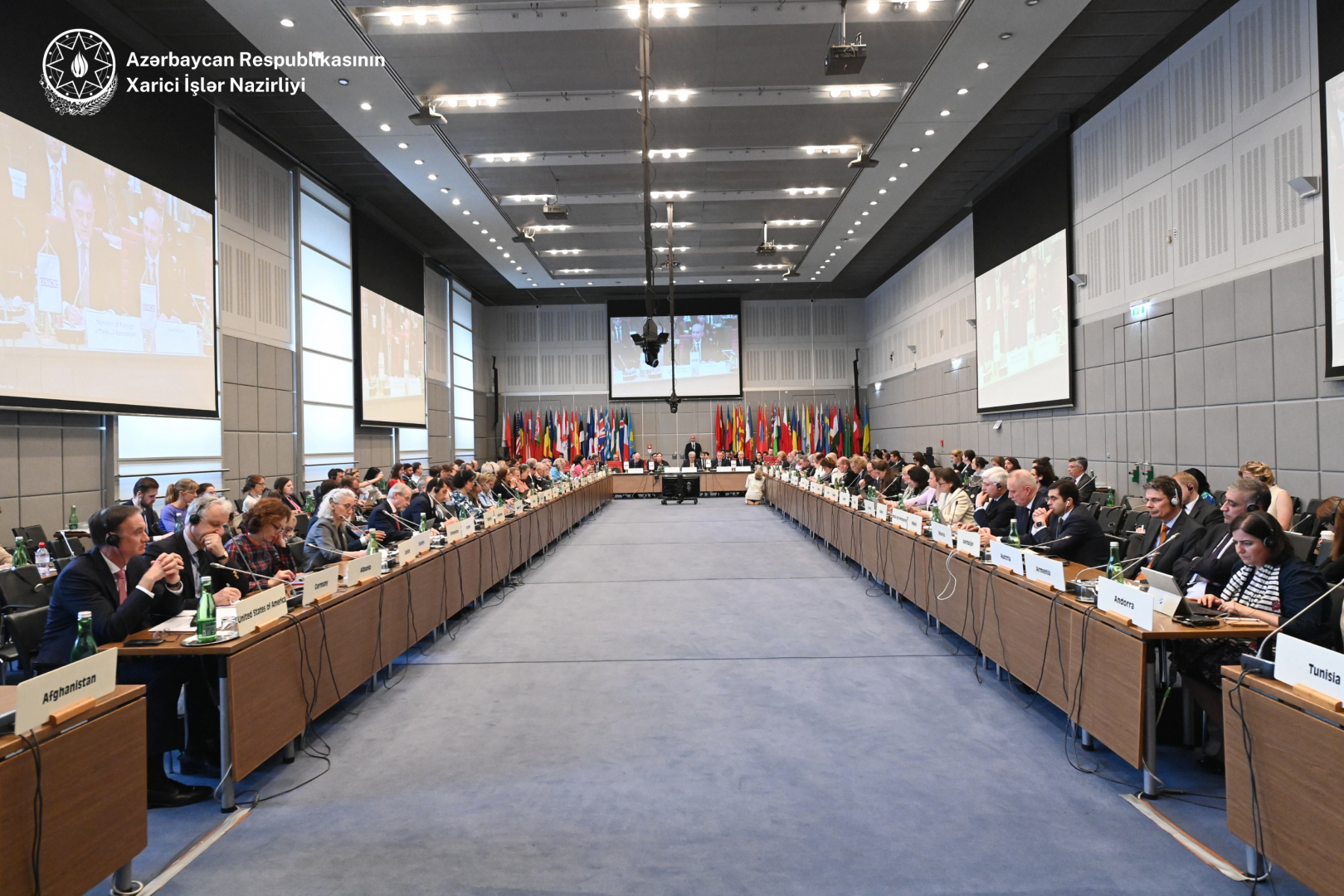 Azerbaijani FM speaks at special meeting of OSCE Permanent Council (PHOTO)