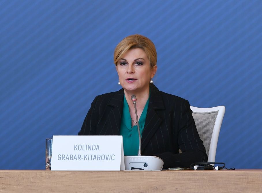 Mines - common problem of Azerbaijan, Croatia, says ex-president Grabar-Kitarovic