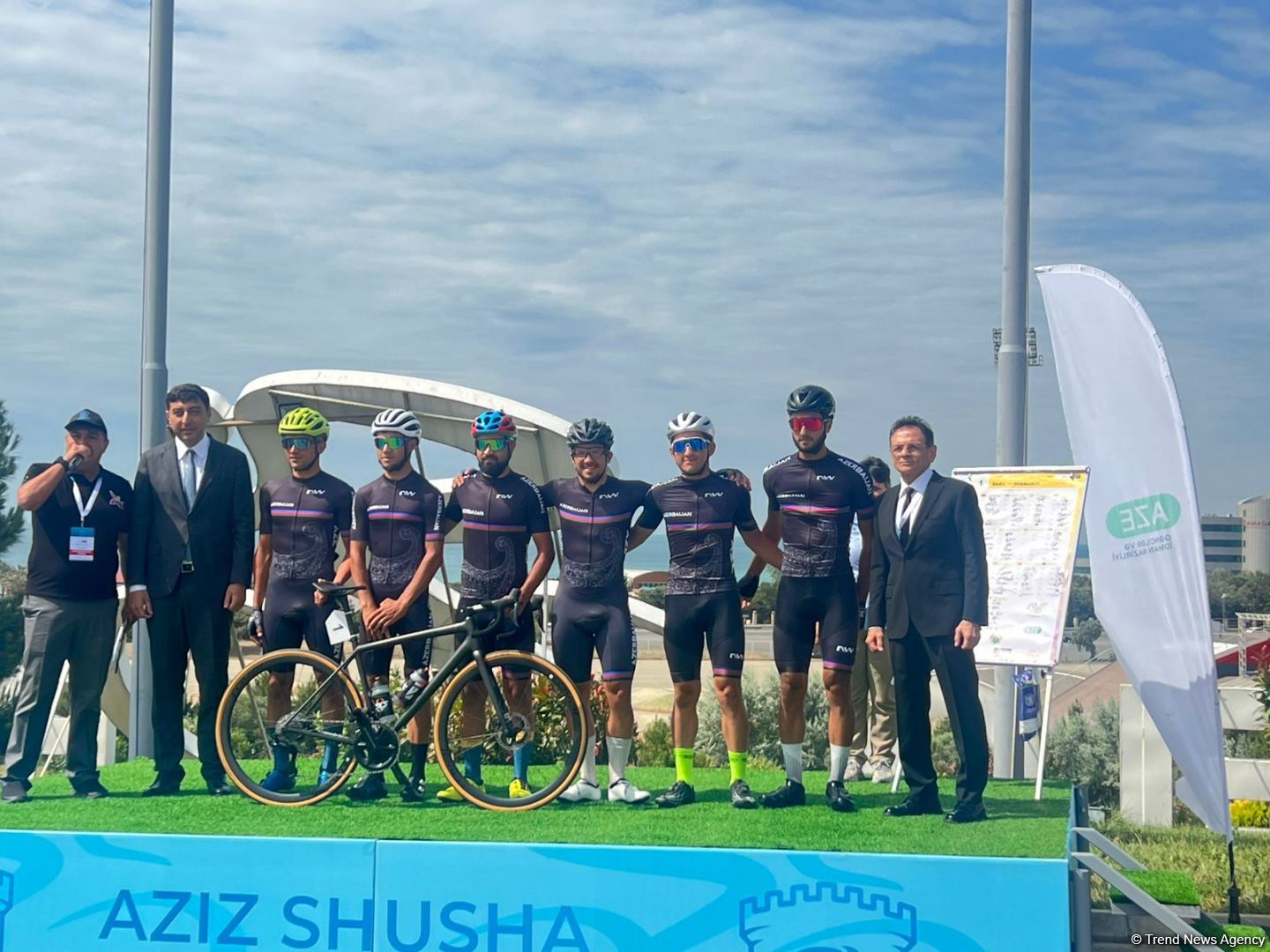 Состоялась церемония открытия международного велопробега "Əziz Şuşa" (ФОТО)