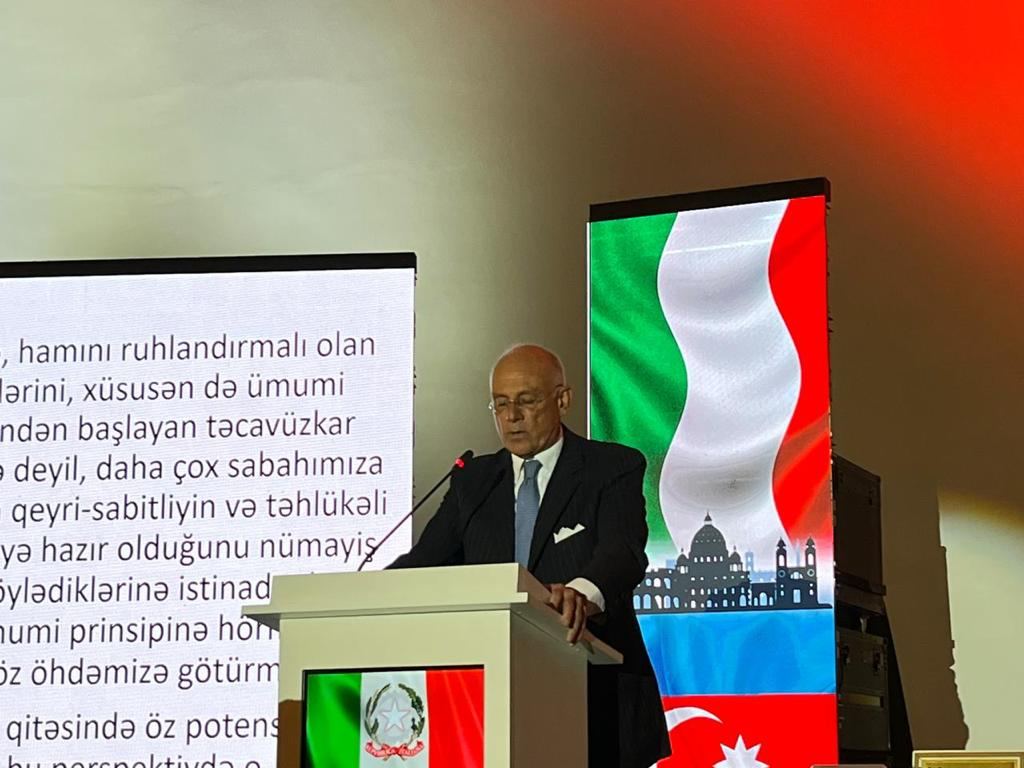 Baku - perfect bridge connecting East and West, Italian Ambassador says