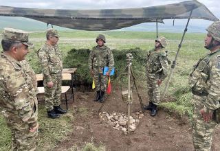 Министр обороны Азербайджана понаблюдал за командно-штабными учениями на освобожденных территориях страны (ФОТО/ВИДЕО)