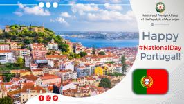 Azerbaijani MFA congratulates Portugal with National Day