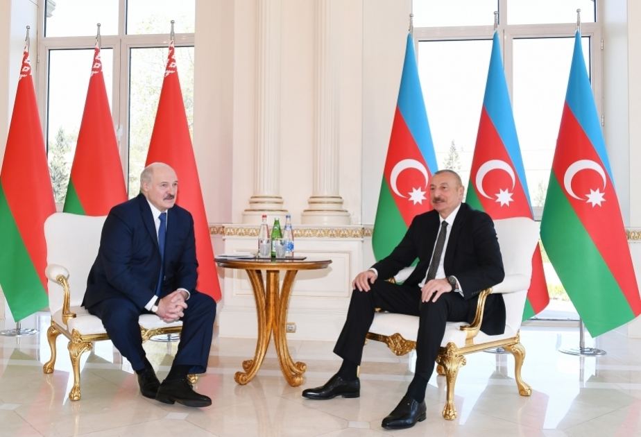 Президент Ильхам Алиев: Азербайджано-белорусские связи, характеризующиеся плодотворным сотрудничеством, вызывают особое удовлетворение