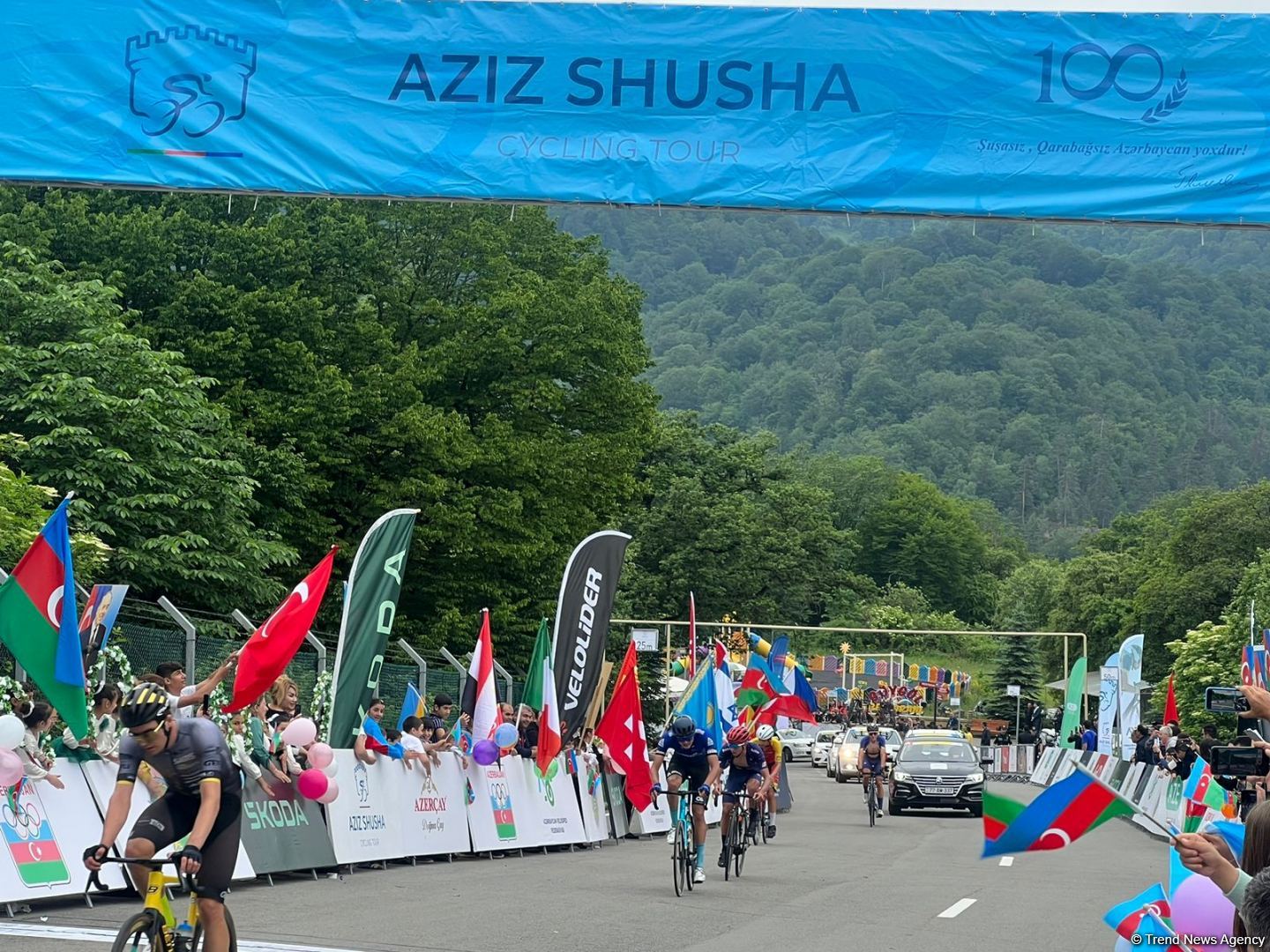 İtaliyalı velosipedçi “Əziz Şuşa" beynəlxalq yarışının dördüncü mərhələsinin qalibi olub (FOTO)