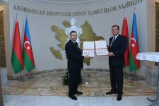 Отмечено 30-летие установления дипотношений между Азербайджаном и Беларусью (ФОТО)