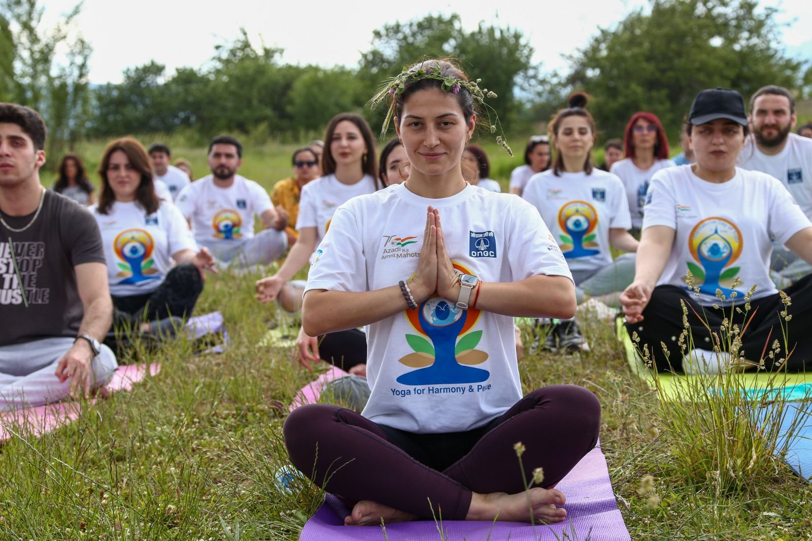 Indian Embassy in Azerbaijan organizes open yoga session in Shamakhi (PHOTO)