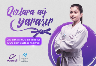 “Azercell Telecom” and Azerbaijan Judo Federation jointly launch the “White suits girls best” project (VIDEO)
