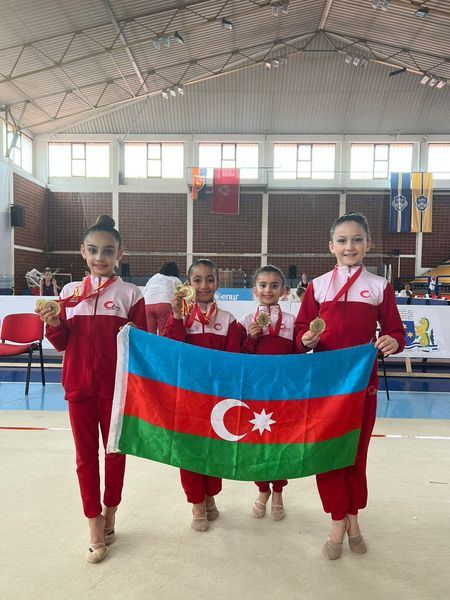 Azerbaijani gymnasts win 30 medals at International Tournament in Montenegro (PHOTO)