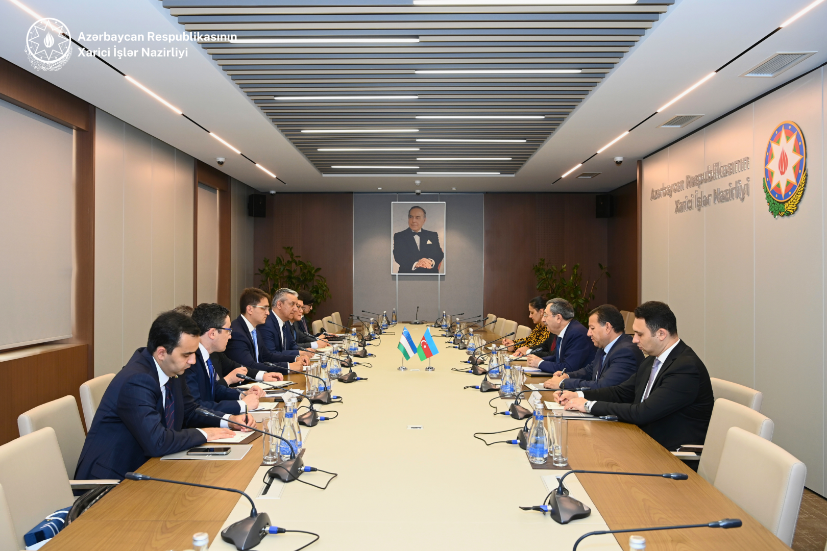 Azerbaijani, Uzbek deputy FMs hold political consultations (PHOTO)