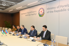 Azerbaijani, Uzbek deputy FMs hold political consultations (PHOTO)