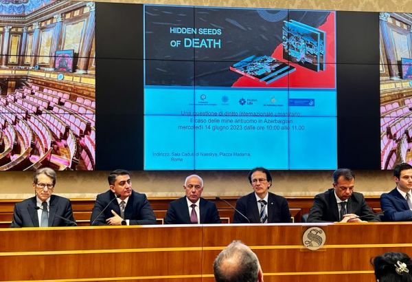 İtaliya Senatında "PAŞA Həyat"ın dəstəyi ilə “Gizli ölüm toxumları” kitabının təqdimatı baş tutub (FOTO)